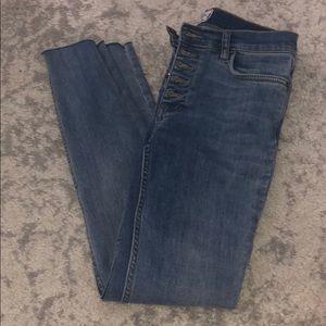 light washed free people jeans